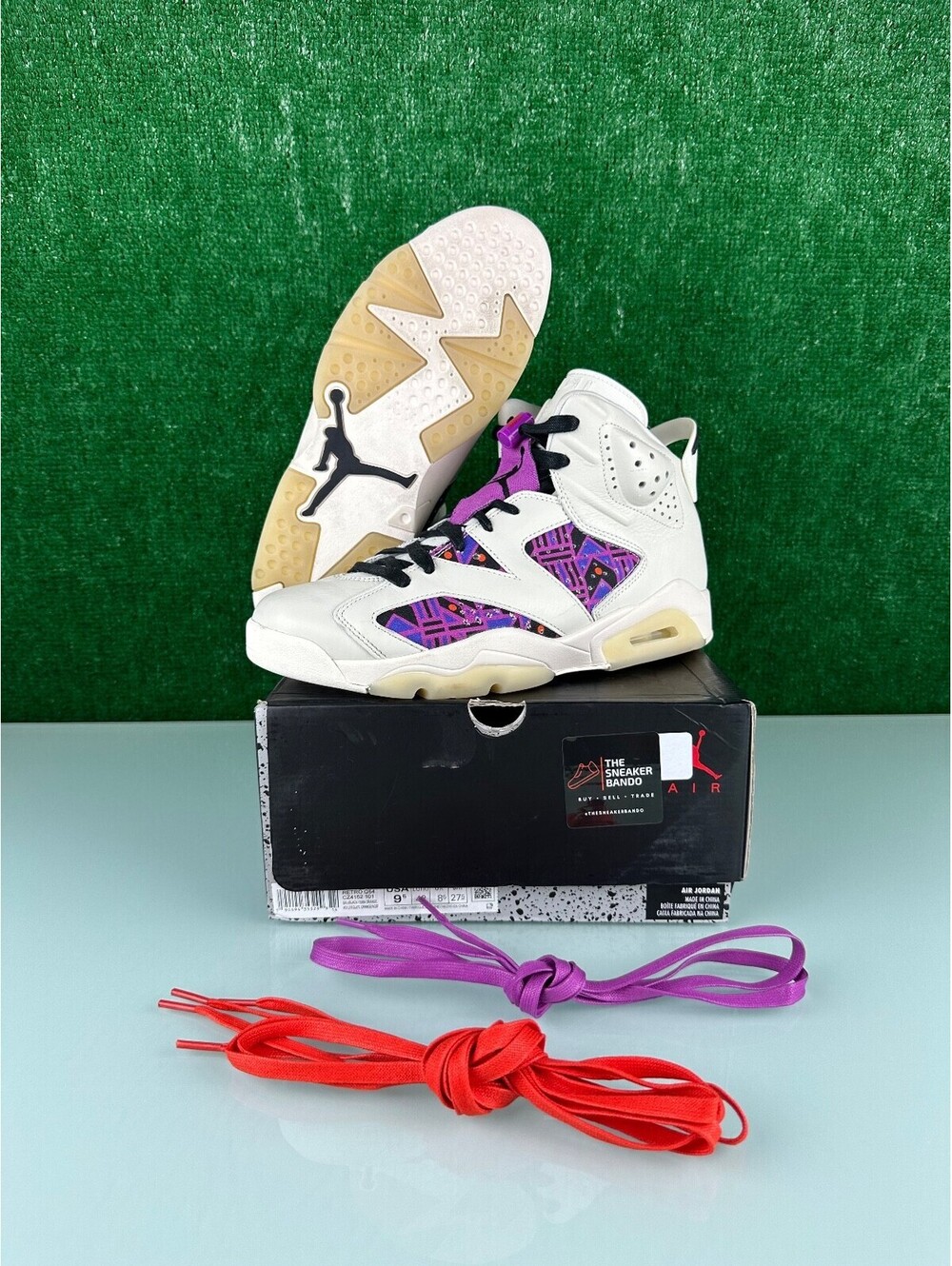 Size 9.5 - Air Jordan 6 Retro Quai 54 - Purple (CLEAN!)